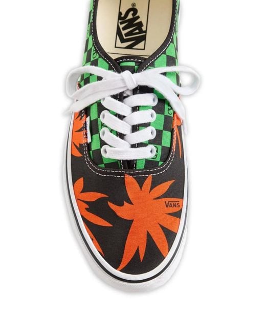 Vans Green X Slip On Checkerboard for men