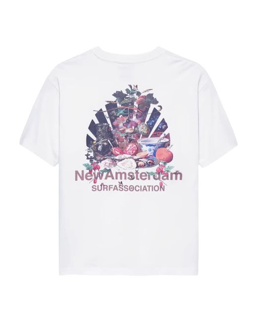 New Amsterdam White Buffet T-Shirt for men