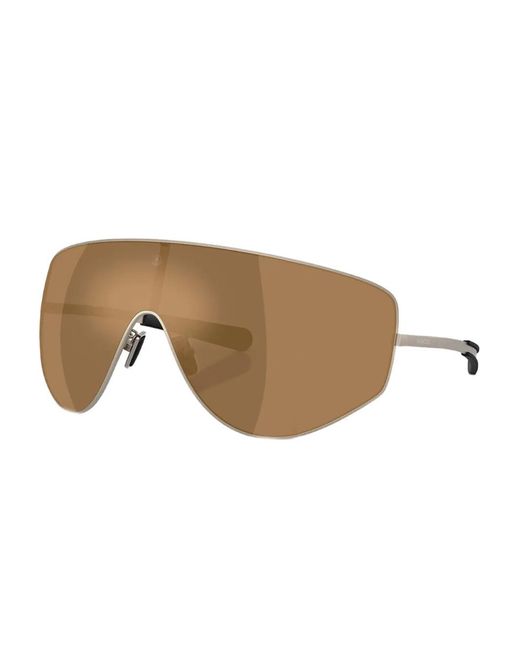 Moncler White Tanium Titanium Geometric Sunglasses