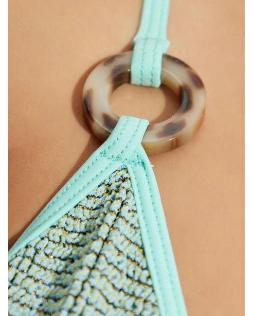 Bondeye Blue Ring Strap Swimsuit