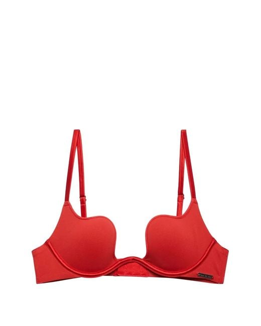 Fleur du Mal Red U-Plunge Bra