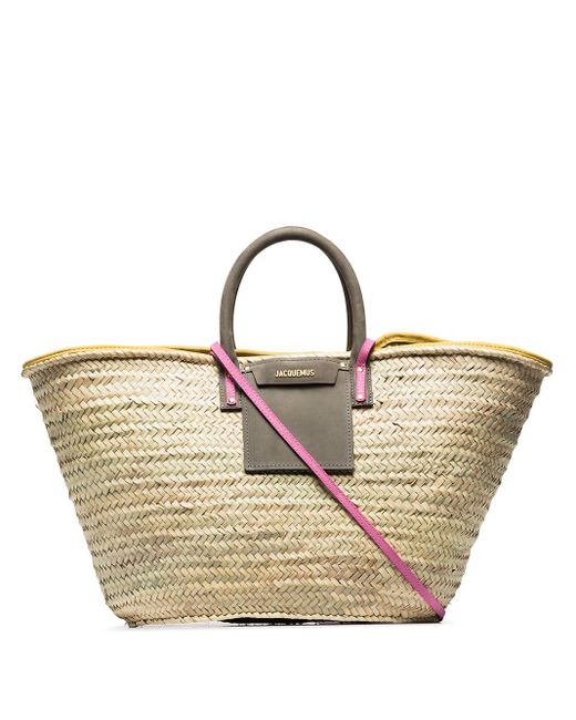 Borsa tote Le Grand Panier di Jacquemus in Multicolor