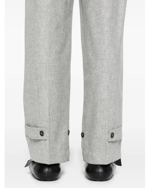 Brunello Cucinelli Gray Tailored Trousers