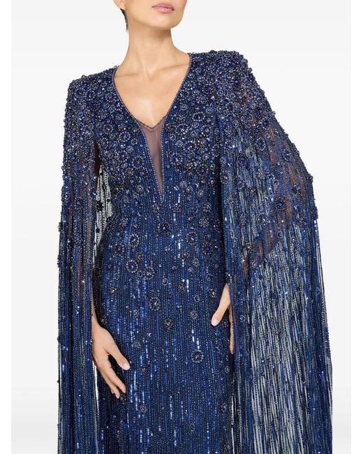 Jenny Packham Blue Sweet Silva Dress