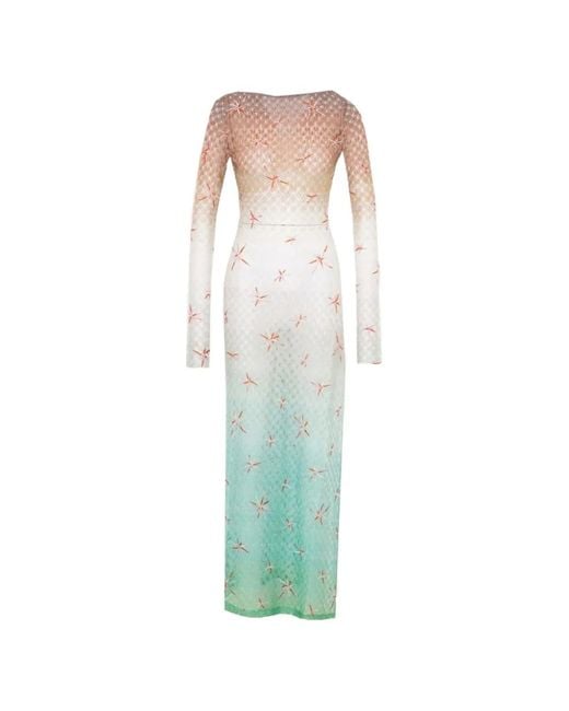 Missoni Green Long Cover-Up Dress