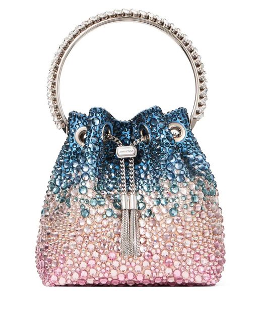 Jimmy Choo Bon Bon Handbag in Blue | Lyst