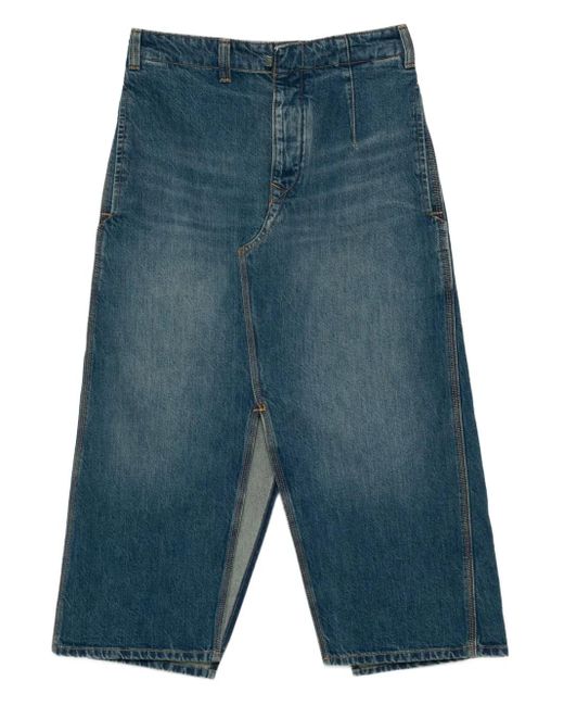 Victoria Beckham デニム Aラインスカート Blue