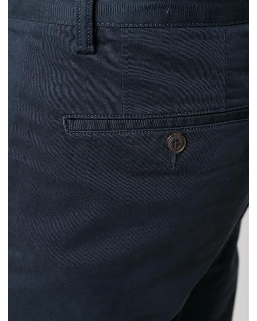 Polo Ralph Lauren Blue Logo-Patch Straight-Leg Trousers for men