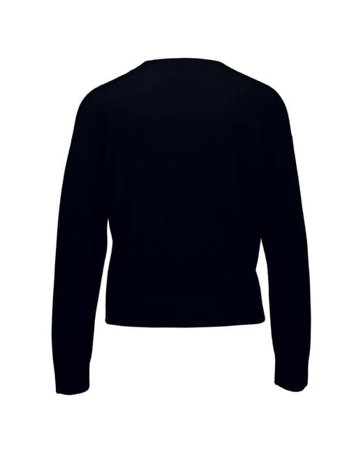 Allude Blue Button Knitted Cardigan