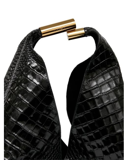 MM6 by Maison Margiela Black Large Japanese Shoulder Bag
