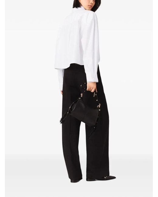 Maje Blue Balloon Suit Trousers