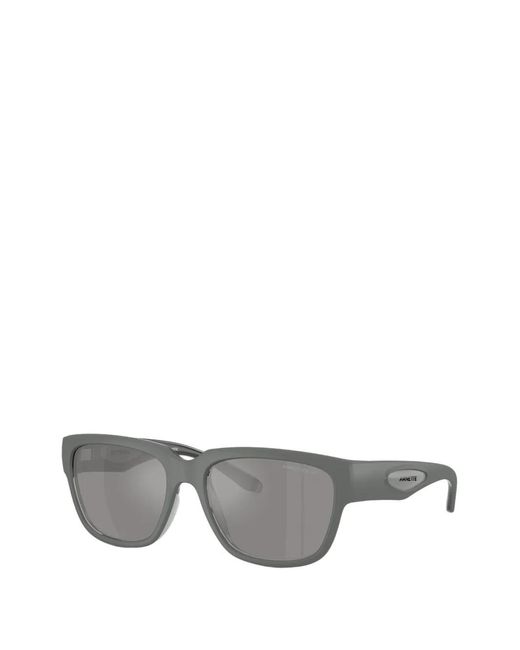 Arnette Gray Bounce Square-Frame Sunglasses for men