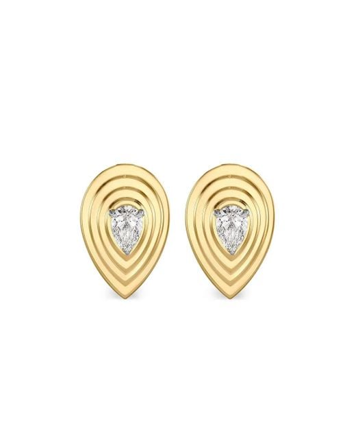 Phillips House Metallic 18K Pear Stories Diamond Earrings