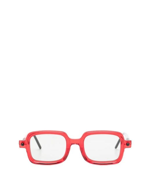 Kuboraum Red Square-Frame Sunglasses