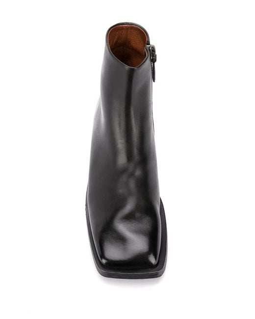 Marsèll Black Stiefeletten Mit Eckiger Kappe