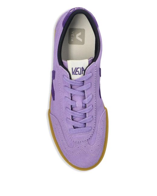 Veja Purple Low-Top Sneakers