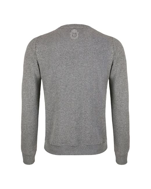 Billionaire Gray Roger Logo-Print Sweatshirt for men