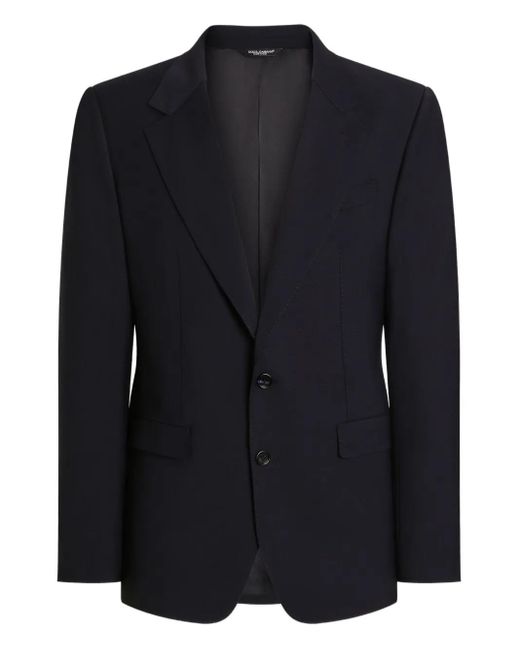 Dolce & Gabbana Black Two-Button Blazer for men