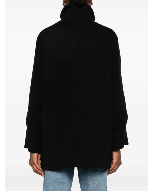 Circus Hotel Black Pocket Overcoat