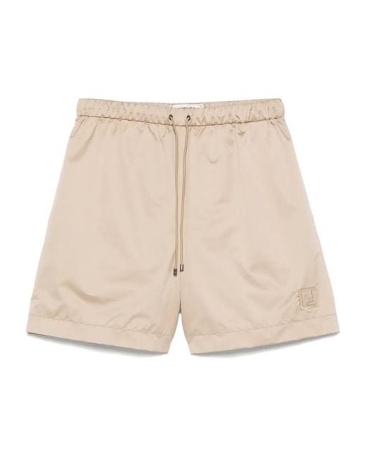 Fendi Natural Short Shorts