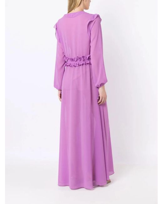 Robe De Plage À Volants Olympiah en coloris Purple