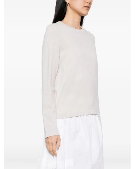 N.Peal Cashmere White Hallie Top