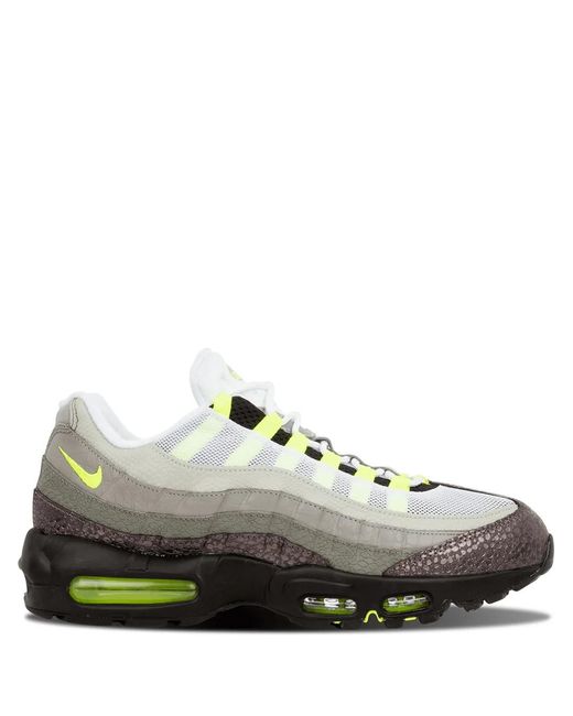 Nike Gray Air Max 95 Og Premium "Neon" Sneakers
