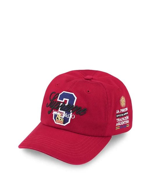 Supreme Red X La Martina X Jacob & Co Hat for men