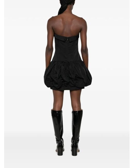 Viktor & Rolf Pumpkin Bubble Strapless Mini-Jurk in het Black