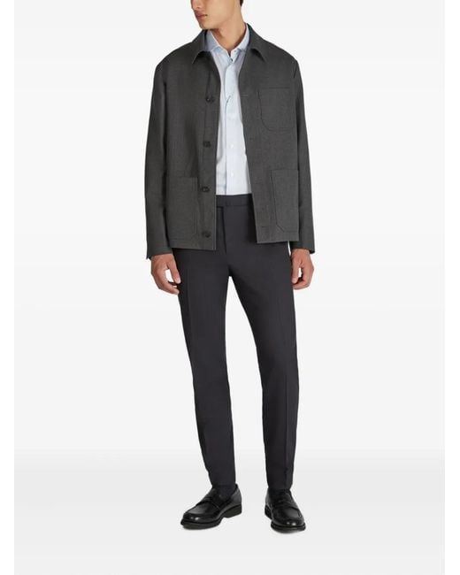 Glanshirt White Button-Up Shirt for men