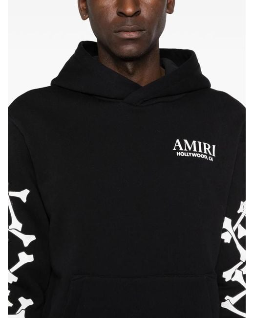 Amiri Black Hoodies for men