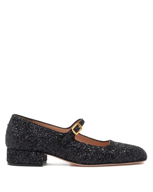 Bally Black Rina Glitter Pumps