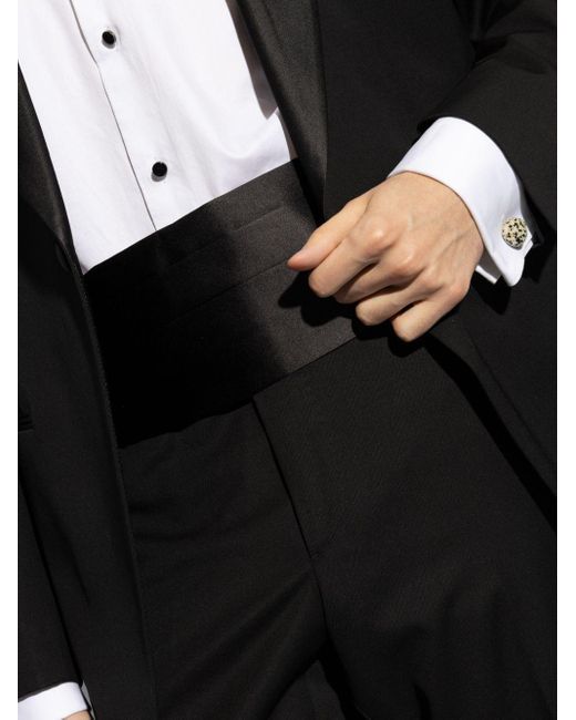Giorgio Armani Verstellbarer Kummerbund aus Seide in Black für Herren