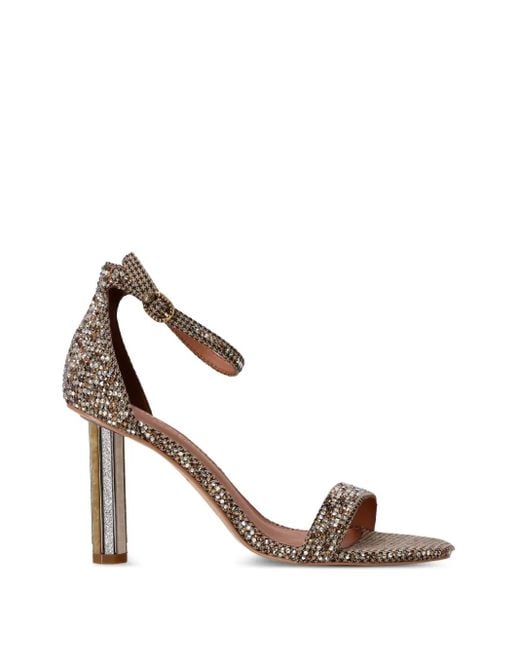 Pumps Con Cinturino Alla Caviglia di Kurt Geiger in Metallic