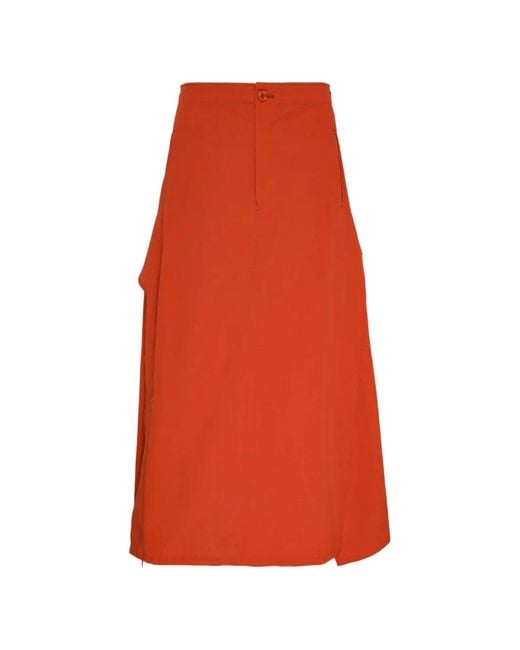 Y's Yohji Yamamoto Panelled Flared Midi Skirt