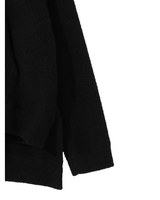 Undercover Black Textured Hoodie for men