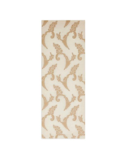 Markarian Natural Sonia Floral-Print Scarf