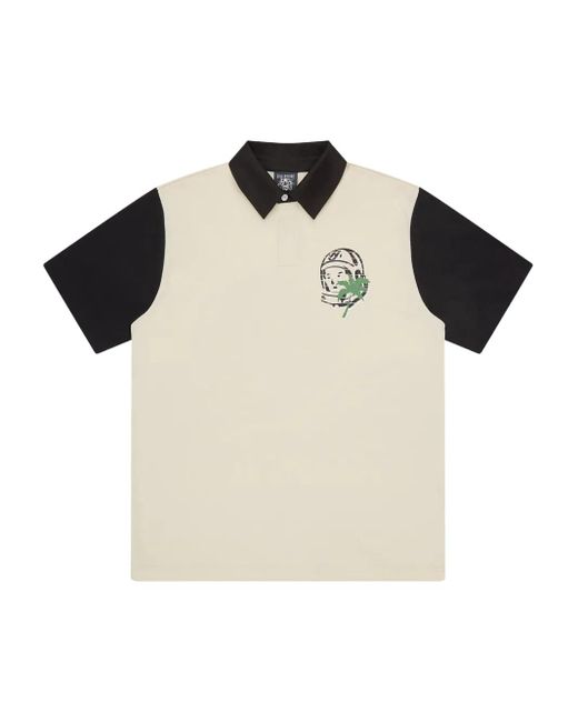 BBCICECREAM Black Short-Sleeve Graphic-Design Polo Shirt for men