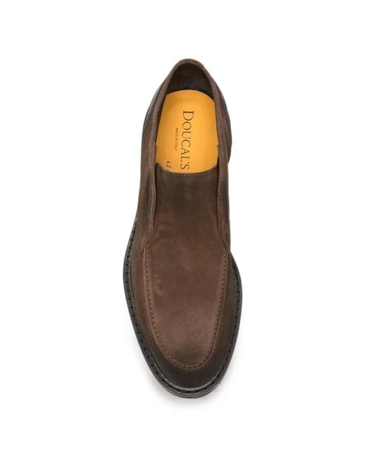 Doucal's Brown Philadelphia Rs Loafers for men