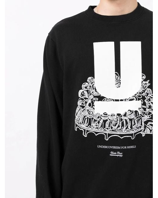 Undercover Black Ism For Rebels Sweatshirt for men
