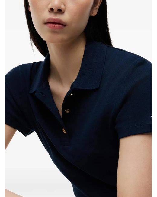 Tommy Hilfiger Blue Button-Up Polo Top