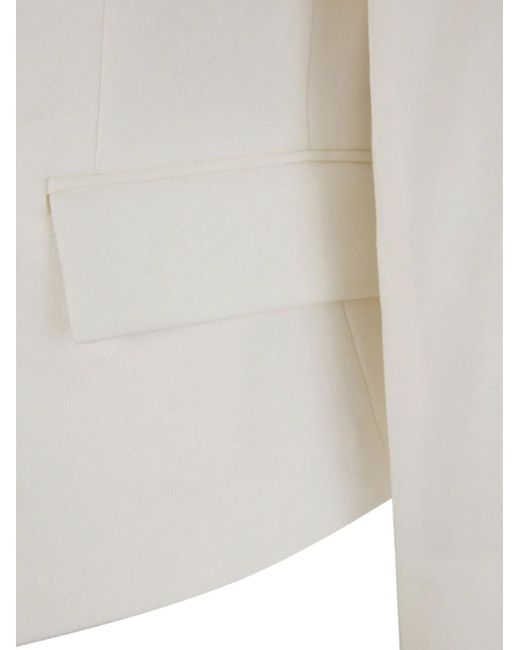 Veronica Beard White Hosanna Blazer