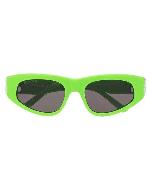 Balenciaga Green Dynasty D-Frame Sunglasses