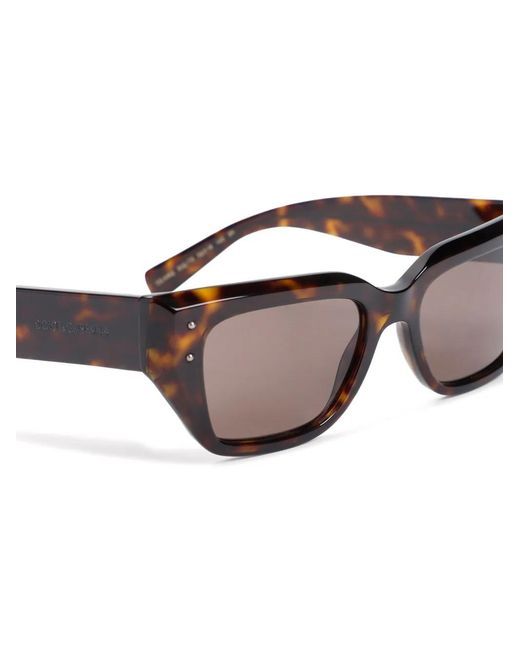 Dolce & Gabbana Brown Dg Sharped Sunglasses