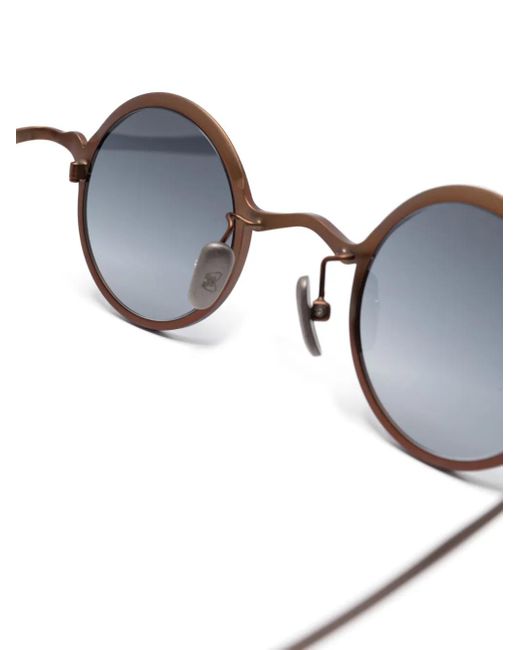 Rigards Blue Round-Frame Glasses