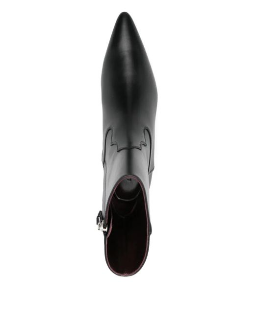 Le Monde Beryl Black Bottines Camille 40 Mm À Bout Pointu