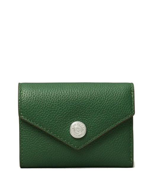 Portafoglio A Busta Piccolo di Tory Burch in Green