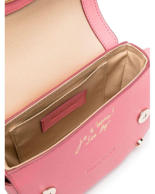 See By Chloé Pink Mara Leather Mini Bag