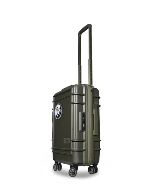 Eastpak Green Resist'R Zip Cabinelogo-Patch Four-Wheel Suitcase