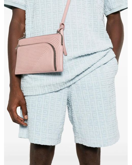 Givenchy Blue Jacquard-Pattern Bermuda Shorts for men